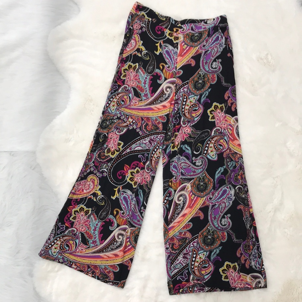 ECI New York Boho Wide leg Lounge Beach pants size medium